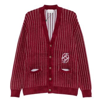 Dr&ocirc;le de Monsieur C&aacute;rdigan D Mirror Monogram - Knitwear - Hombre - Rojo - XL