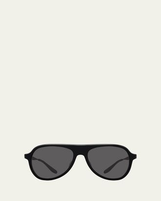 Barton Perreira 007 Vedretta Acetate Aviator Sunglasses