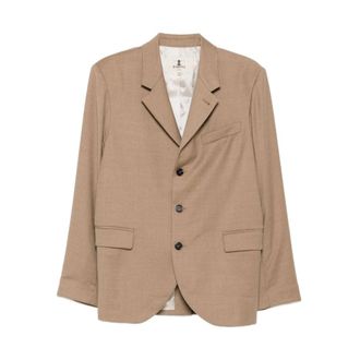 Barena Faliero Blazer - Dames - Jassen - Bruin - Maat: XS Zijde