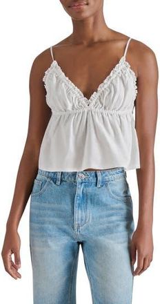 Steve Madden Ruffle Camisole in Cloud at Nordstrom Rack, Size X-Small