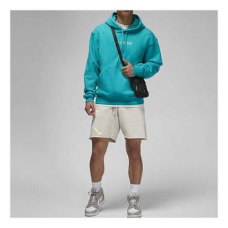 Nike Jordan Air Jordan Solid Color Hoodie Mens Green Gemstone DO6095-322