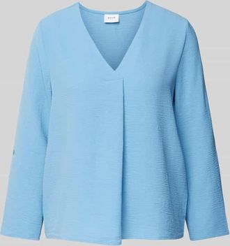 Vila Bluse mit 3/4-Arm Modell VIJOSA in Hellblau, Gr&ouml;&szlig;e 34
