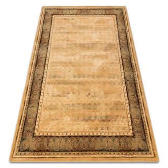 RugsX RugsX Wool Omega Rug in Yellow | Size: 100 cm x 150 cm