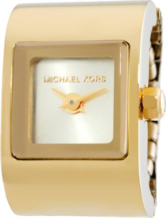 Michael Kors Darrington Quartz Gold Dial Ladies Ring Watch MK4883