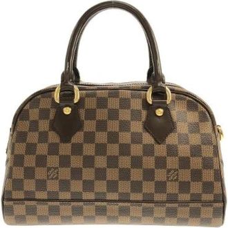 Louis Vuitton Borsa usata in tela rivestita Damier Duomo - - Pre-owned - Donna - Marrone - ONE SIZE