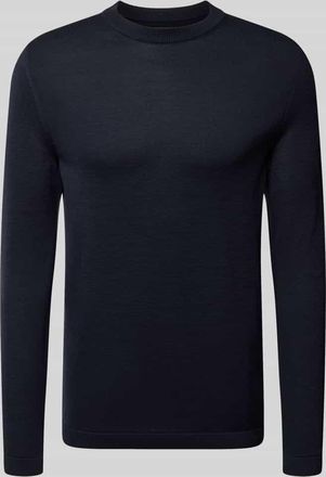 Marc O'Polo Slim Fit Pullover aus reiner Baumwolle Marc OPolo &times; DFB Travel Collection in Dunkelblau, Gr&ouml;&szlig;e XXL