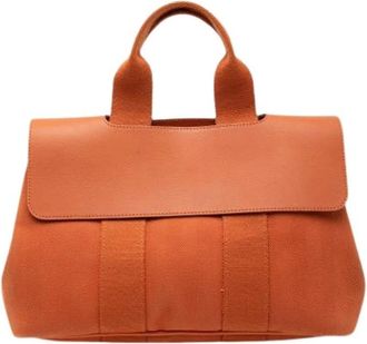 Herm&egrave;s Pre-owned Handbags, female, Orange, Size: ONE SIZE Pre-owned Valparaiso PM