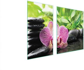 OEM Placa Protectora De Vidrio Para Estufa 90x52 Orqu&iacute;dea