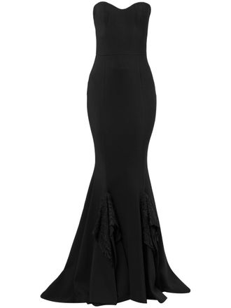 Zuhair Murad Maxi-jurk met print - Zwart