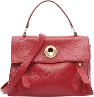 Saint Laurent Pre-owned Handbags, female, Red, Size: ONE SIZE Pre-owned Vintage Handbag