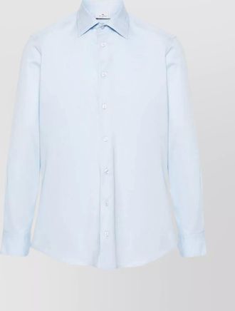 Etro long sleeve shirt curved hem