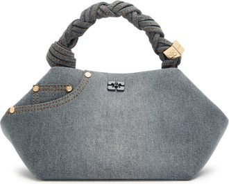 Ganni Bou Small Denim top Handle bag - One Size