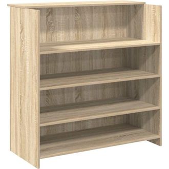 vidaXL Vidaxl - Reception Desk Sonoma Oak 100x50x103.5 cm Engineered Wood