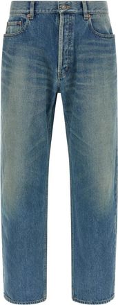 Saint Laurent Blue Mid Rise Jeans