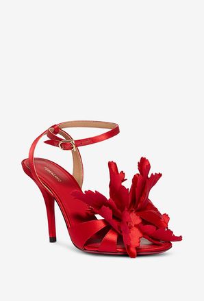 Ferragamo Satin-Stilettopumps mit hochwertigem Finish Ghilly 95