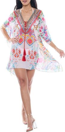 Ranee’s Short Caftan Dress in White at Nordstrom Rack