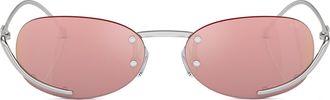 Diesel Oval sunglasses - Sunglasses - Unisex - Pink