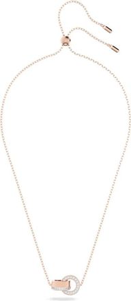 Swarovski Ketting met Holle Hanger - Dames - Kettingen - Geel - ONE Size - Accessoires