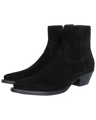 Saint Laurent Mens Suede Lukas Bootie (Authentic Pre-Loved)