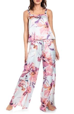 Midnight Bakery Haven Satin Pajamas in Blue at Nordstrom, Size Small
