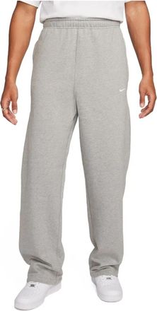 Nike Solo Swoosh Broek Grijs - Heren - Trainingsbroeken - Grijs - XL - Katoen - Fitness