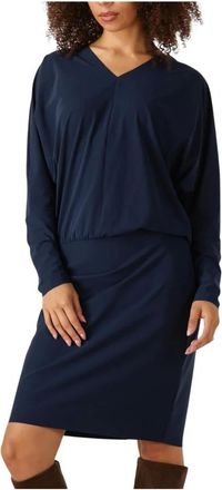 JapanTKY Japan Tky, Dames, Jurken, Blauw, Maat: XS Polyamide