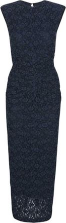 Rotate Rotate Birger Christensen, Dames, Jurken, Blauw, Maat: M Katoen