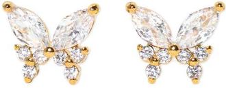 Girls Crew Remember Me Butterfly Stud Earrings in Gold at Nordstrom