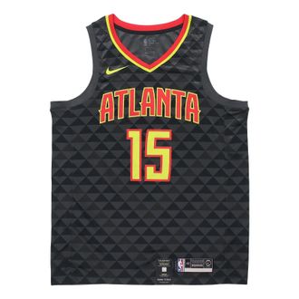Nike NBA Jersey Team limited SW Fan Edition Large Atlanta Hawks Vince Carter No. 15 Basketball Jersey/Vest Black 864457-021