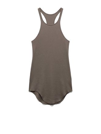 Rick Owens Racer Back Tank Grigio