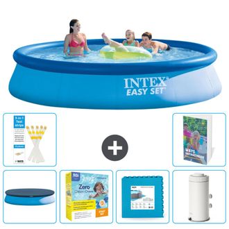 Intex Piscina Easy Set Redonda - 396x84 Cm - 7-piezas S102