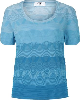 M Missoni Wave-Pattern Knit Sweater