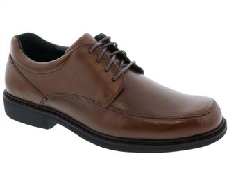 Drew Mens Park Comfort Dress Shoes In Brown Leather