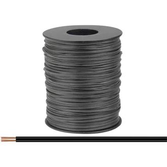 OEM Donau-elektronik Cable Gemelo Negro 2 X 0,08 Mm&sup2; 100 M