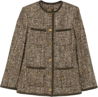 Golden Goose Tweed-pocketed Jacket