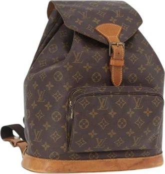 Louis Vuitton Pre-owned Backpacks, female, Brown, Size: ONE SIZE Pre-owned Monogram Backpack