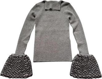 Alexander McQueen Turtleneck Trui - Dames - Coltruien - Grijs - M - Truien & Vesten