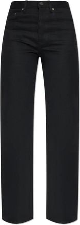 Balenciaga Straight Jeans, female, Black, Size: W28 Straight-leg jeans