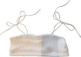 Frankies Bikinis Womens Summer Time Top In White