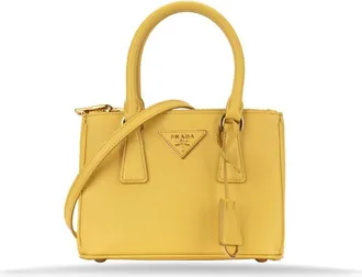 Prada Mujer, Bolsos, Amarillo, Talla: ONE Size