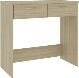 vidaXL Vidaxl - Escritorio Madera Contrachapada Color Roble Sonoma 80x40x75 Cm