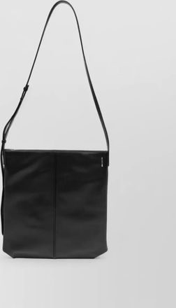 Jil Sander linea rectangular crossbody bag adjustable strap