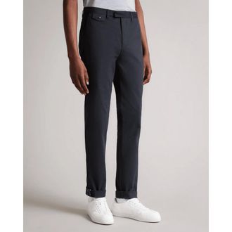 Ted Baker Mens Ted Baker Irvine Slim Fit Smart Trousers in Navy