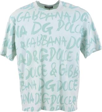 Dolce & Gabbana Heren, Tops, Groen, Maat: 3XL Katoen
