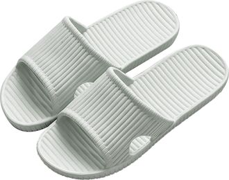 Generic Soft Bathing Shoes Womens Soft Non-Slip Bath Slippers Comfortable Summer Bath Slippers Soft Bath Slippers Ergonomic Mules Casual Pool Beach Slippers S