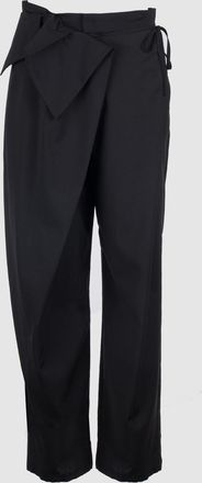 SU Designs Pantalon Pareo-Pleat Nero