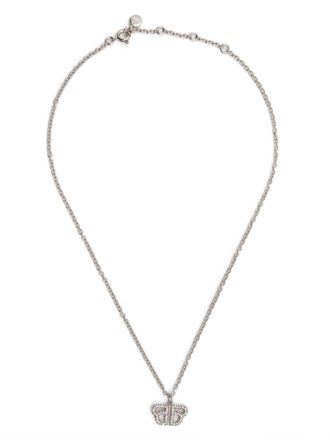 Bapy by A Bathing Ape logo-charm necklace - women - Silver Plated - One Size