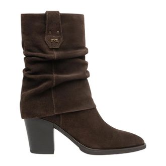 Nero Giardini Suede Western Boot - Dames - Schoenen - Bruin - Maat: 38 EU Su&egrave;de