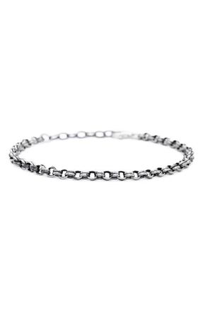 Serge DeNimes Mens Silver Maille Bracelet at Nordstrom