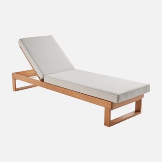 Sweeek Tumbona De Madera De Eucalipto, Multiposiciones